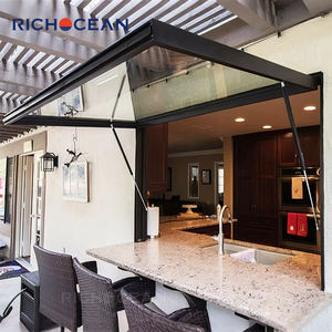 Fenêtre à auvent en aluminium à double vitrage trempé RICHOCEAN, fournisseur chinois, pour extérieur - Product Image 2