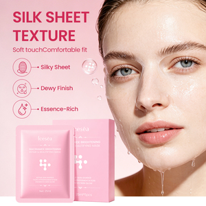 Maschera Viso in Foglio Icesea con Etichetta Privata, Idratante, Illuminante, Riparatrice, Nutriente con Nicotinamide e Acido Ialuronico, per Tutti i Tipi di Pelle, OEM/ODM - Product Image 2