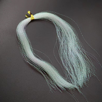 Fil de Soie Haikewei Couleurs Vives pour Hameçons d'Assistance, Fil de Soie Cristallin pour Enroulement de Hameçons à Cheveux et Ligne de Hameçons Volants