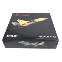 Modèle d'avion de chasse intercepteur Mikoyan MiG-31 Foxhound 1/72 en métal moulé sous pression, objet de collection militaire soviétique