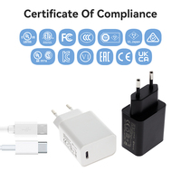 Adaptador de corriente de fábrica Cargador de carga rápida 18W Cargadores rápidos tipo C para iPhone 11 12 Pro Max para Samsung