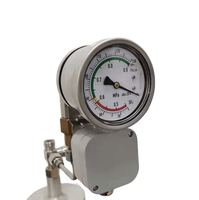 HRF Industrial Precision Stainless Steel Mechanical Pressure Gauge Bimetallic Compensation 1% Accuracy Vibration-Resistant Model