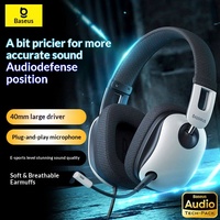 Auriculares Baseus GoPlay 1 Max con cable para juegos de computadora, deportes electrónicos, PUBG, con micrófono