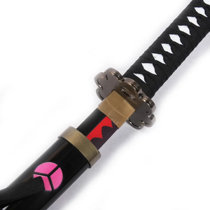 Haute qualité Anime Roronoa <span class=keywords><strong>Zoro</strong></span> une pièce bambou bois samouraï épée enfants jeu de rôle jouet Katana épées pour Cosplay jouant garçons - Product Image 3