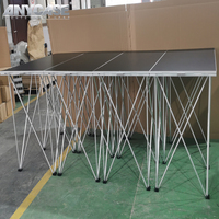 Table de DJ pliable facile à transporter, cabine DJ, plateforme portable, système d'équipement de scène, équipement audio et sonore