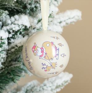Boîte en métal en forme de boule pour chocolats, bonbons et cadeaux de Noël, idéale pour les fêtes - Offre spéciale - Product Image 6