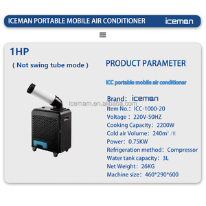 ICC-2000-40 bên trong và bên ngoài cả hai có thể sử dụng di động tất cả-trong-một điều hò<span class=keywords><strong>a</strong></span> không khí mini làm mát không khí từ Trung Quốc - Product Image 4