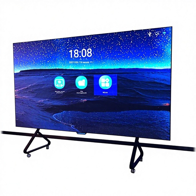 All One 150 Inch LED Display Indoor Teaching Conference Meeting Room Smart TV 284444pixel Pixel Density 3200x1920mm Resolution