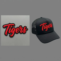 Fabricant OEM – Patch brodé 3D en relief personnalisé de luxe pour chapeaux de créateur, broderie thermocollante pour vêtements et casquettes de camionneur