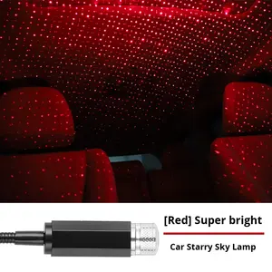 Voiture universelle 12V USB voiture <span class=keywords><strong>ciel</strong></span> étoilé lumière de projection laser avec plein <span class=keywords><strong>ciel</strong></span> étoiles intérieur extérieur atmosphère ambiante - Product Image 6