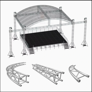 Nhôm giàn quây đứng 10ft giàn hệ thống gói 6-20 ft. Có thể điều chỉnh chiều cao mặt đất hỗ trợ - Product Image 4