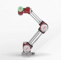 Bras de robot collaboratif vertical multi-articulations à six axes en aluminium JAKA A5, charge utile de 5 kg, portée de 954 mm, compatible PLC industriel