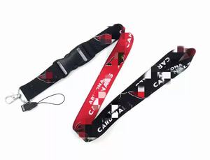 En gros, lanières de football américain et de club de football, longues, à transfert thermique <span class=keywords><strong>d</strong></span>égradé, porte-clés, porte-badges professionnels en métal, avec boucle métallique en fer forgé - Product Image 6
