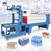 Machine d'emballage pour bouteilles d'eau avec film rétractable, scelleuse de tunnels, scelleuse thermique, emballage de boîtes rigides, manchon d'emballage