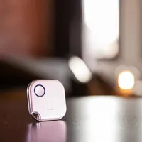 Botón de Activación Shelly BLU Button1 para Escenas de Acción, Alcance de 10m en Interiores/30m en Exteriores, Batería Incluida, Incompatible