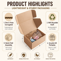 Boîte d'expédition en carton ondulé personnalisée, écologique, en matériaux recyclés, épaisseur 2 mm, pour vêtements, chaussures, emballage cadeau