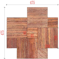 Panneaux en pierre de travertin rouge 3D personnalisables, marbre naturel, multiples spécifications, revêtement mural, décoration moderne, intérieur, 1 an