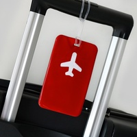Étiquette de bagage en PVC pour avion, étanche, style urbain, anti-perte, identification pour bagages de soute en voyage d'affaires
