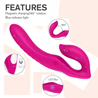 Vibrateur rechargeable S-hande, stimulateur, jouets sexuels pour adultes lesbiennes, double extrémité vibrante, point G, masturbation féminine