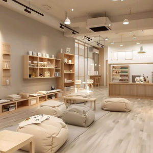 Présentoir pour aliments pour animaux de compagnie en gros Présentoir pour aliments pour animaux de compagnie Hotel Shop Design d'intérieur Présentoir pour aliments pour animaux de compagnie en bois sur mesure - Product Image 3