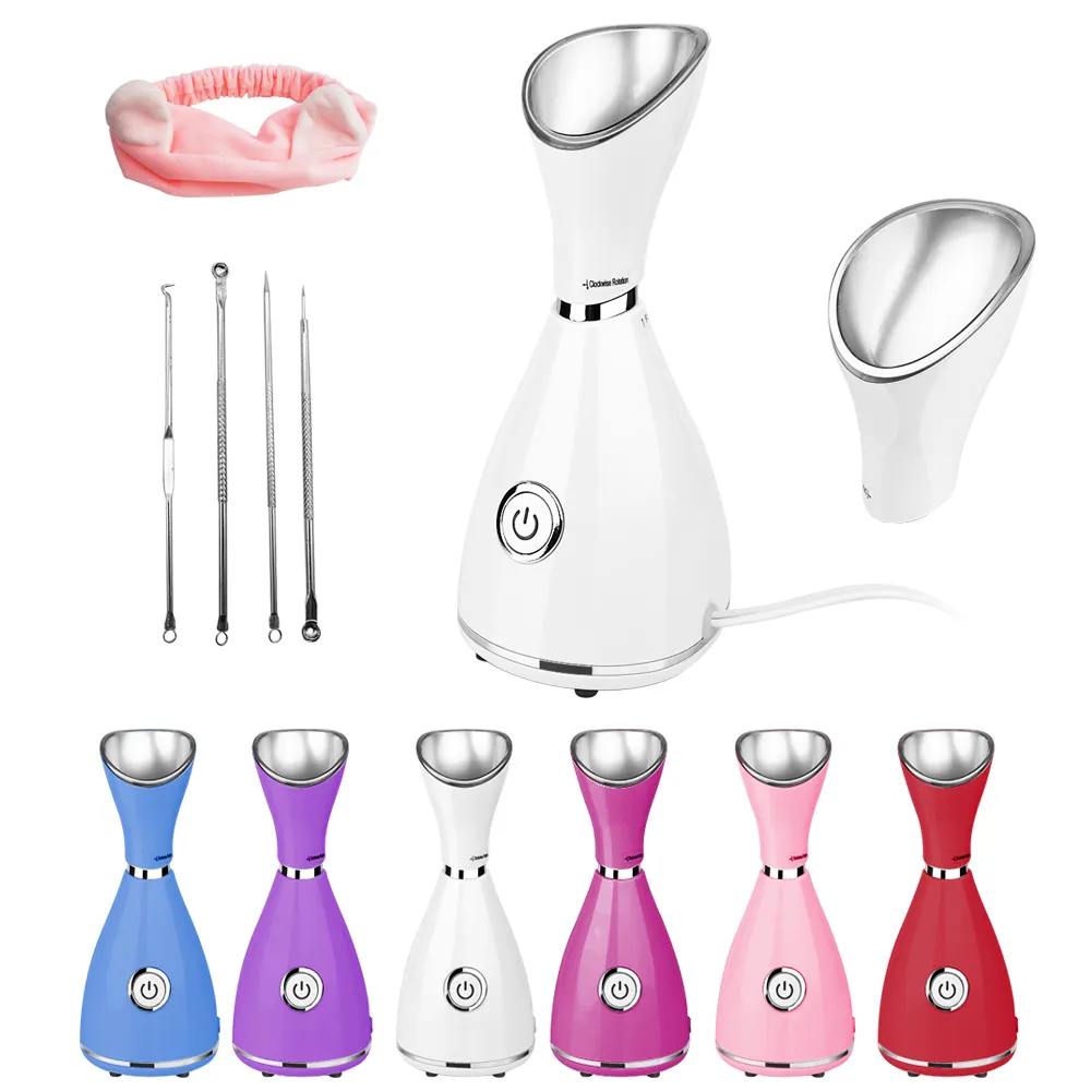 Household Appliances Face Care Vapozone Nano Ionic Warm Steam and Deeply Moisture Facial Steamer