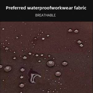 Tablier en toile imperméable à la mode coréenne pour femmes Logo personnalisé pour supermarché <span class=keywords><strong>restauration</strong></span> café boulangerie vêtements de travail lait thé boutiques cafés - Product Image 4