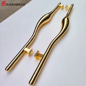 Oem Messing Gold Türgriffe Moderne Schublade Pull Cabinet Griff Gold Griffe für Möbel