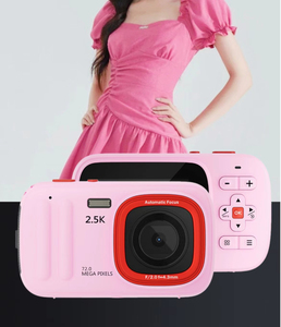 Cámara digital retro CCD portátil para vlogs, de plástico ABS, alta definición, para estudiantes, cámara para selfies, ¡en oferta! - Product Image 5