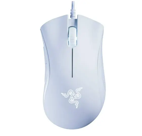 Rz deathadder mouse com fio branco