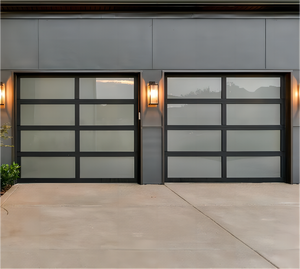 Porte de garage moderne en alliage d'aluminium avec vue panoramique et lumière naturelle - Marque Zhiyi - Product Image 4