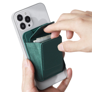 F C <span class=keywords><strong>2</strong></span> EN 1 support PU magnétique porte-monnaie en cuir pour <span class=keywords><strong>apple</strong></span> téléphone carte portefeuille <span class=keywords><strong>magsafe</strong></span> - Product Image 4
