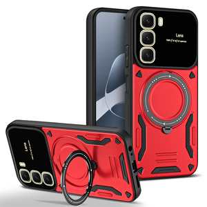 Étui de téléphone Africa Transsion pour Infinix Hot 60 50 Pro+/60i/50i/Note 50 Pro+/50S/50X avec béquille et anneau magnétique rotatif - Product Image 2