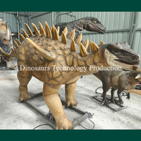 Dinosaure animatronique réaliste Huayangosaurus pour l'animation extérieure, à vendre directement de l'usine d'animatroniques