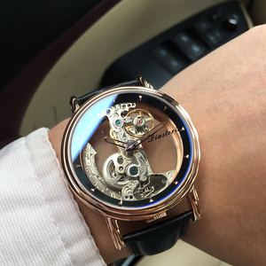 Nuevo reloj mecánico de doble esfera para hombre, totalmente automático, sencillo y elegante. - Product Image 2