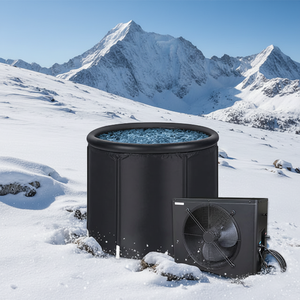 เครื่องทำความเย็นสำหรับอ่างน้ำแข็งแบบขายส่ง พร้อมมอเตอร์ สำหรับใช้ในยิมและสปา ใช้ได้ทั้งในร่ม/กลางแจ้ง 110V/220V 2kW ชุดอุปกรณ์ทำความเย็นสำหรับอ่าง<span class=keywords><strong>น้ำ</strong></span>แข็ง - Product Image 1