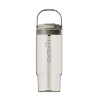 Bouteilles d'eau réutilisables personnalisées Haers 30OZ, grande capacité, bouteille d'eau de sport Tritan 900ml avec couvercle 2 en 1