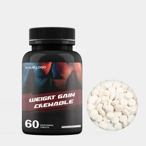 OEM ODM GMP Factory Weight Gain Supplement Men Women Improve Bone Density Immune Support Fast Weight Gain Pills Chewable Tablets