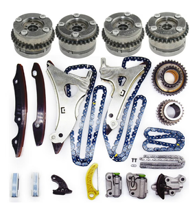 ชุดโซ่ไทม์มิ่งใหม่ชุดเฟืองเพลาลูกเบี้ยวสำหรับ Mercedes Benz M278 4.7L V8 CLS500 E500 S550 SL550 M157รุ่นเก่า - Product Image 1