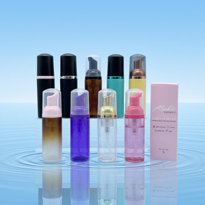 Empty Plastic Foam <b>Pump</b> <b>Bottle</b> 30ml 50ml 60ml 100ml 120 150ml 200ml clear White Blue PET Facial Cleanser Mousse Foam <b>Pump</b> <b>Bottle</b> - Product Image 1