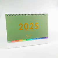 Grosir desain kustom warna penuh 2025 2026 baru tahunan bulanan kalender dinding Braille kalender dinding cetak Logo kalender gaya