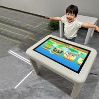 Tongheng TH-LD-04 Mesa de Juego Interactiva con Pantalla Táctil Capacitiva Inteligente 4K de 32/43/55 Pulgadas, Tubo LED, Control por Aplicación WiFi, 128G