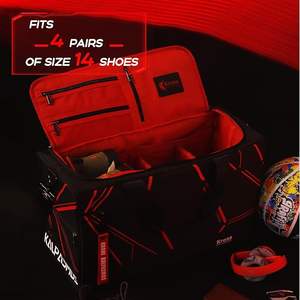 Échantillon gratuit de chaussures personnalisées fabriquées en Chine avec compartiments intérieurs réglables pour les voyages et l'exercice, pochette de voyage haut de gamme pour baskets - Product Image 2