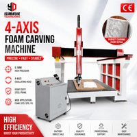 Grande machine de découpe CNC à 4 axes pour mousse de polyéthylène EPS, pour la fabrication de moules