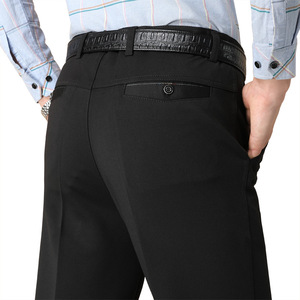 <span class=keywords><strong>Pantaloni</strong></span> Casual da Uomo LCBZ Personalizzati, <span class=keywords><strong>Pantaloni</strong></span> Eleganti <span class=keywords><strong>Slim</strong></span> in Cotone e <span class=keywords><strong>Lino</strong></span>, Chinos per Uomo - Product Image 6