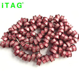 Anillas de Aluminio Multicolores para Patas de <span class=keywords><strong>Palomas</strong></span>, Duraderas y de Calidad, Herramientas para Carreras de Aves, Resistentes al Agua y a los Daños, para Identificación y Rastreo de Aves - Product Image 3