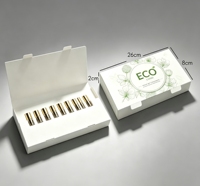 Échantillon de parfum personnalisé, boîte cadeau avec impression CMYK, avec votre logo, boîte en carton blanc