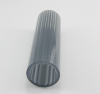 Tube cylindrique en PVC transparent écologique moulé par injection stockage de cigarettes en poly plastique transparent couvercle coupé personnalisé VAST de qualité supérieure
