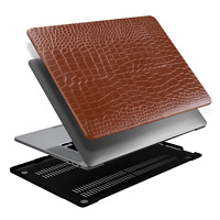 Étui crocodile en cuir PU de haute qualité pour MacBook Air 11 pouces Pro 13/14/15/16 pouces Retina 12/13/15 pouces