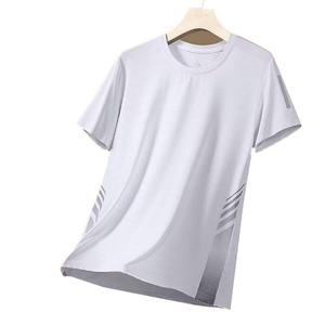 T-shirts sport rétro pour hommes en gros personnalisés, respirants, col rond, style décontracté, manches courtes, t-shirts tissés pour jeunes adultes - Product Image 5