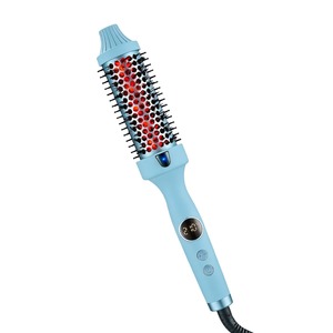Peigne lisseur infrarouge à prix d'usine, double usage, température réglable sur plusieurs niveaux, <span class=keywords><strong>brosse</strong></span> à cheveux professionnelle pour boucler les cheveux - Product Image 4